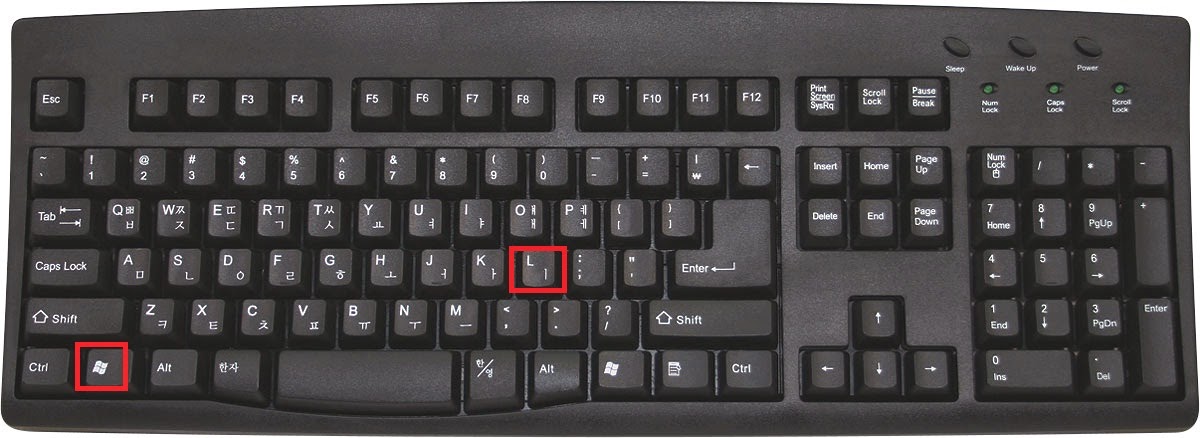 Learn New Things: Shortcut key to Lock and Hide Computer Desktop Screen